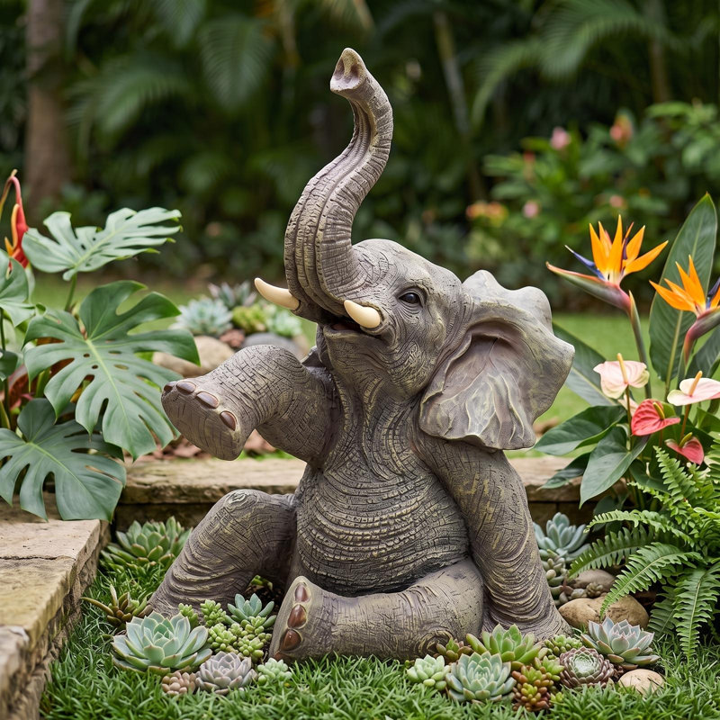 Petey The Pint Sized Pachyderm Statue