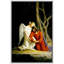Ange consolant le Christ à Gethsémani, œuvre d'art de scène de dévotion chrétienne, impression sur toile encadrée-123628178-123628170