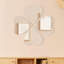 Ensemble de 4 petits miroirs adhésifs modernes et contemporains sans cadre-40234288