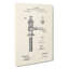 Water Faucet Tap Patent - Wrapped Canvas-64027345