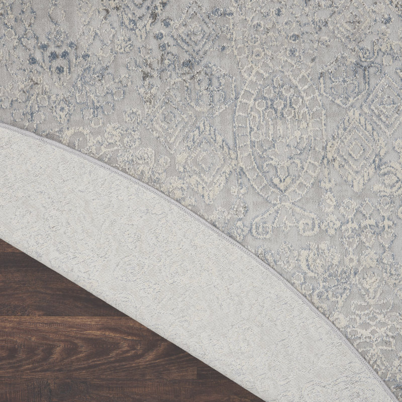 Round Oriental Area Rug, Round 5'3"