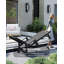 Ensemble de 2 chaises longues d'extérieur, chaises longues de piscine, chaises longues de piscine