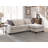 Billur Upholstered Sloped Arm Sectional Sofa Platinum-214667813