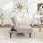 66.5" Wide Modern Striped Corduroy Convertible Sofa Bed With Solid Wood Legs For Living Room-2027658862