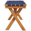 Vidaxl Garden Bench in Acacia and Fabric-920685035