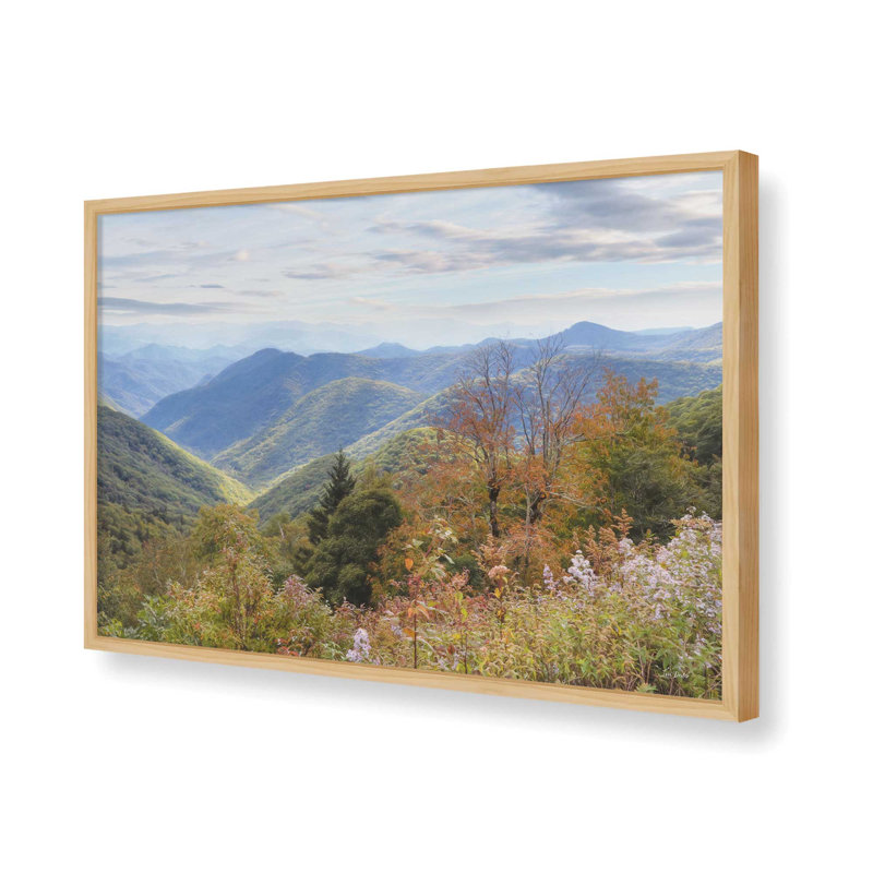 «Signs of Autumn» par Lori Deiter, reproduction d'art, 48 W x 32 H, Tan, Framed Print