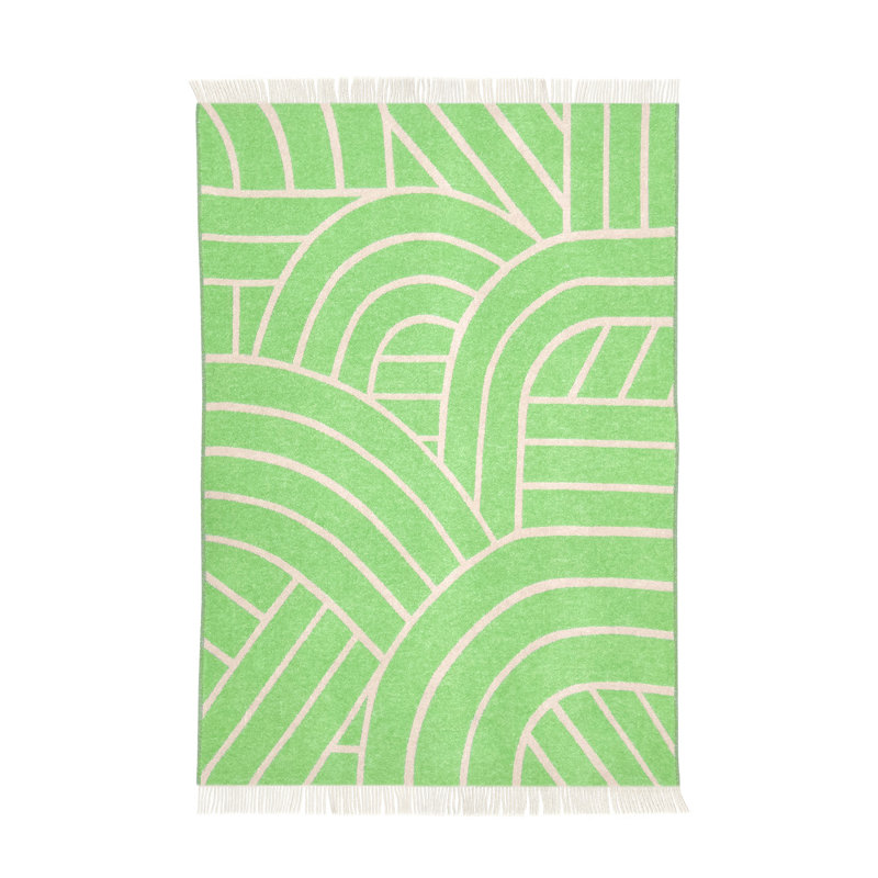 Throw Blanket, Pink/Apple