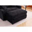 Chaise d'appoint moderne avec repose-pieds amovible-1872481052