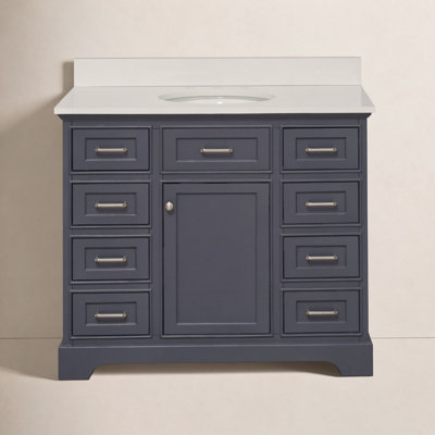 Ronnie 42'' Single Bathroom Vanity with Top