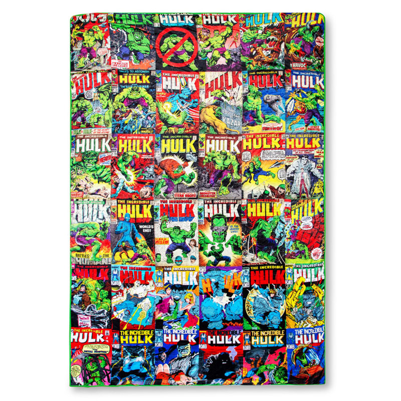 Couverture en sherpa Marvel Incroyable Hulk