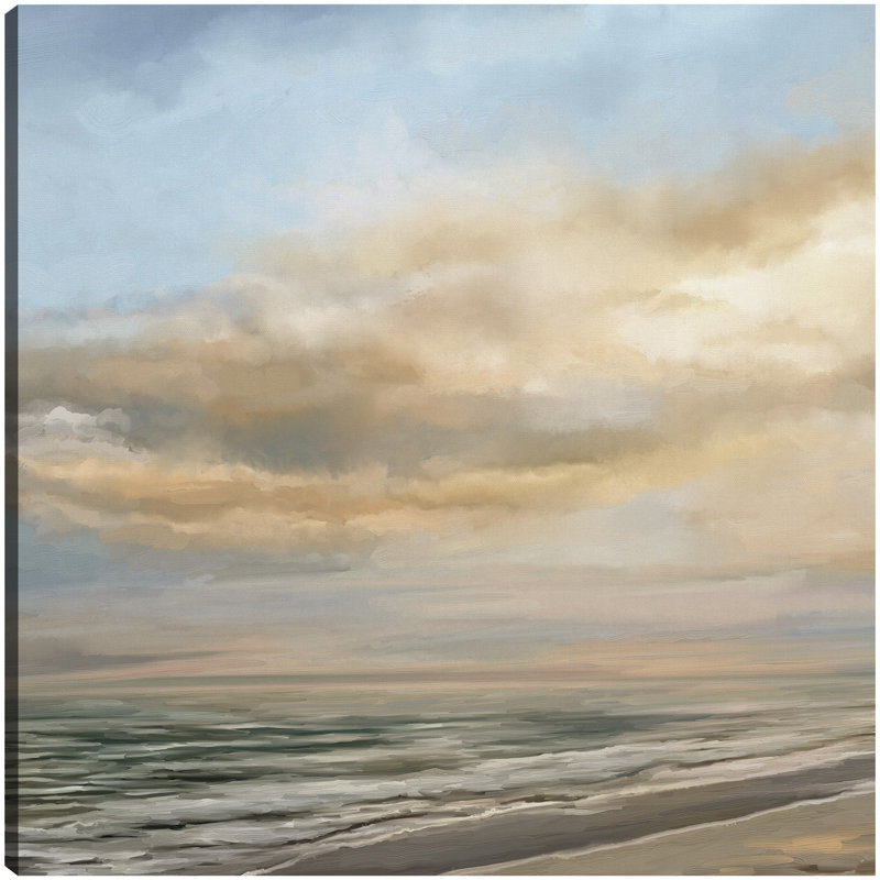 «Tropical Dawn Square Light» par Studio Arts, reproduction d'art sur toile, Toile tendue, H 12 po x l 12 po x P 1,5 po