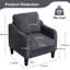 Upholstered Armchair-1913467240
