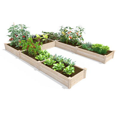 Wood Raised Garden Bed