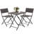 Teree 2 - Person Wicker Patio Dining Set with Square Table-1433175977