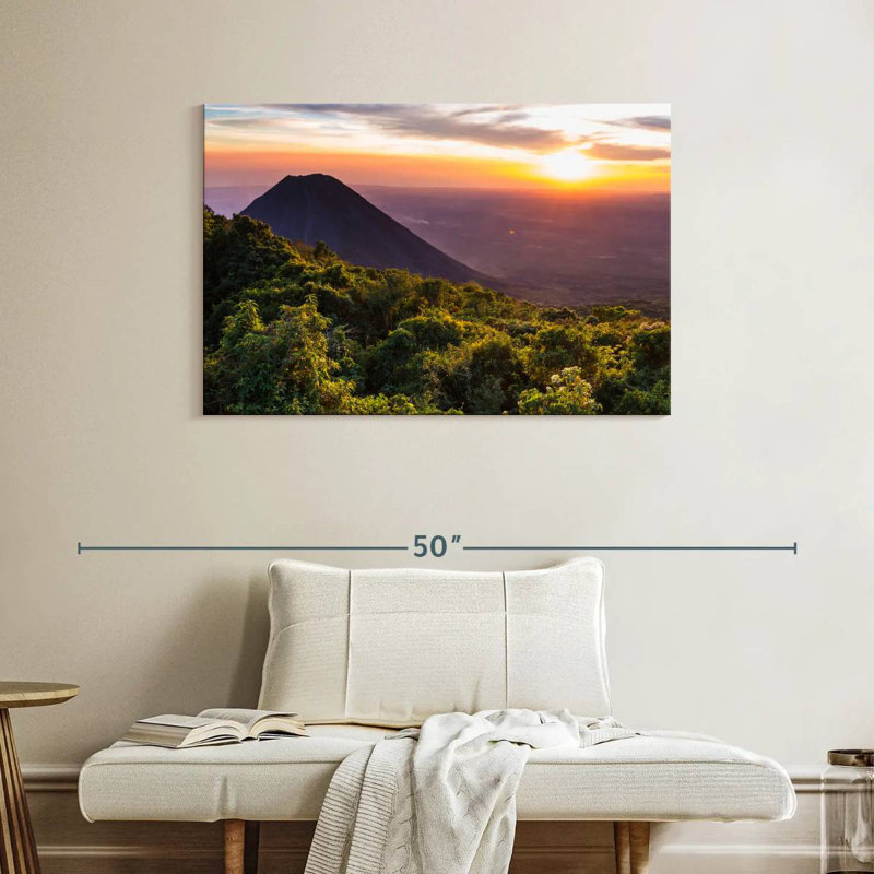 Harpa Cerro Verde Volcano, 26" H x 39" W