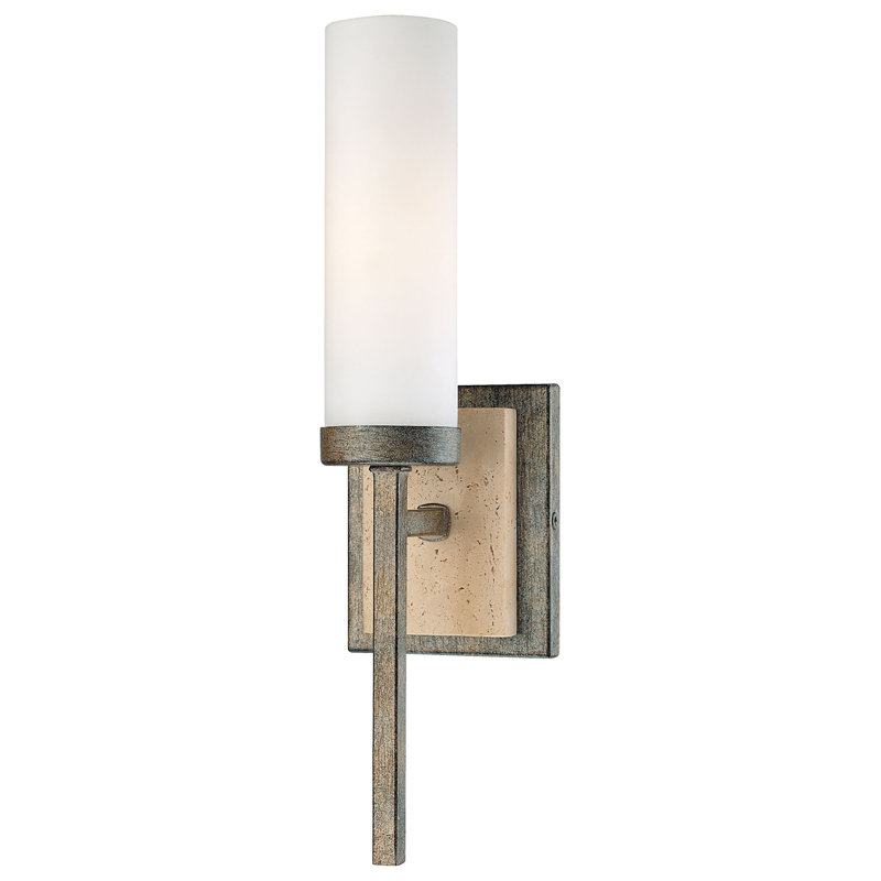 Nani Wallchiere, Aged Patina Iron with Travertine Stone