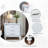 Nightstands with mirror frame accents, Bedside Table with two drawers and one hidden drawer, End Table with Crystal Pull for Living Room,Bedroom, White