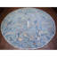Tapis rond en laine noué à la main 12 pi x 12 pi Glauque bleu Peshawar B3A8BF9BBE3E4DD583CACEFF3410F690