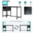 Versatile Computer Desk With Power Outlet, Storage Shelves, USB Ports, And RGB LED Lights For Home Office And Gaming-477707712