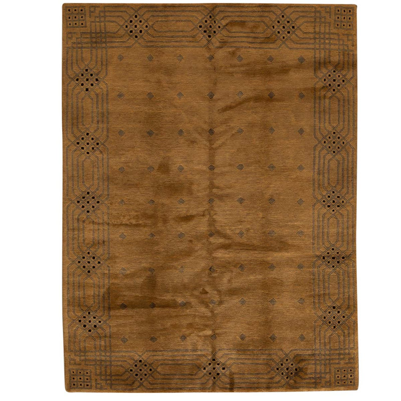 Tapis brun / beige de haute qualité