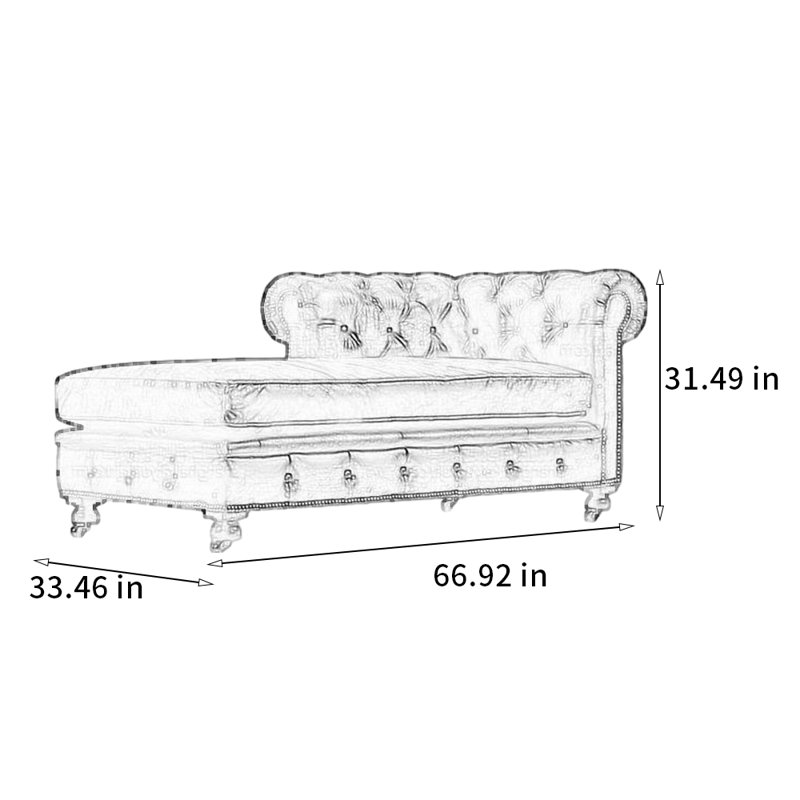 Chaise en bois massif de luxe exquis, Orienté à droite