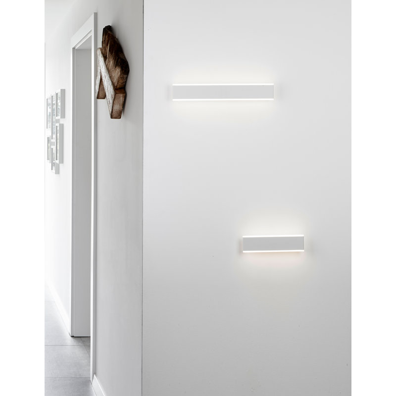  2-Light LED Up & Downlight, 8cm H x 30.4cm W x 4.8cm D