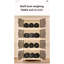 Boîte de rangement pliable 19,75 po, 12,04 po et 41,68 po avec 4 portes magnétiques en plastique Bridlington