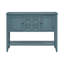 Grande console de rangement rétro Cambridge Series avec quatre petits tiroirs et une tablette inférieure pour les salons, les entrées et les cuisines -1951230137