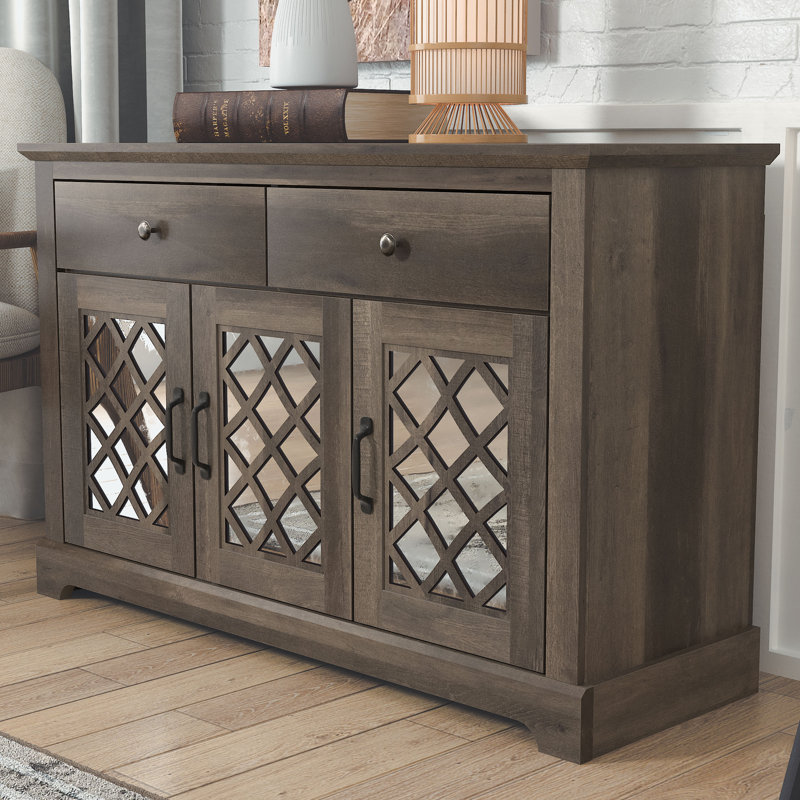 Zaphira 2-Drawer 3-Door Sideboard , Brown