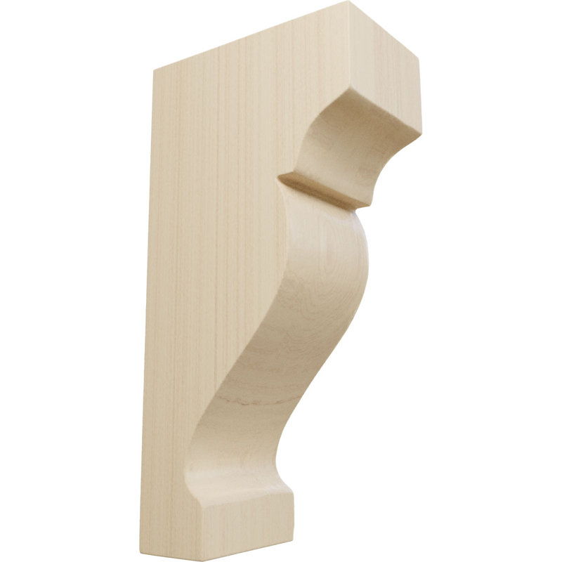 Corbeille en bois Dearborn, Aulne, H 7 po x l 1,75 po x P 3,5 po