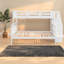 Spacieux lits simples en bois avec rangement moderne pour la maison