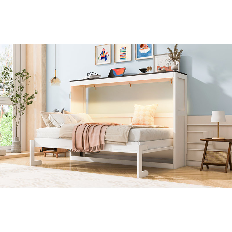 Elio Murphy Bed With Desk And Hydraulic Mechanism