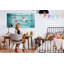 Old Wood Magnetic Wall Mounted Dry Erase Board