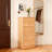 Solid Oak Bedside Table Storage Cabinet