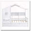 Lit double en bois avec lit gigogne-777348019