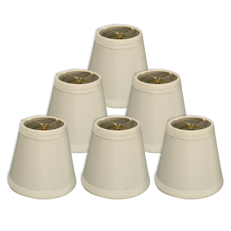 4.5'' H Silk Empire Candelabra Shade, Eggshell