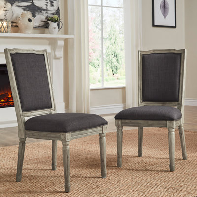 Hildemar 20.5'' H Linen Upholstered Side Chair
