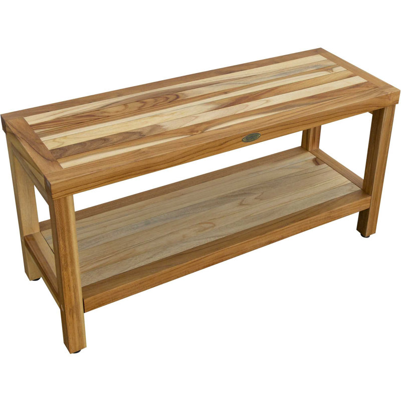 36" W Teak Shower Bench