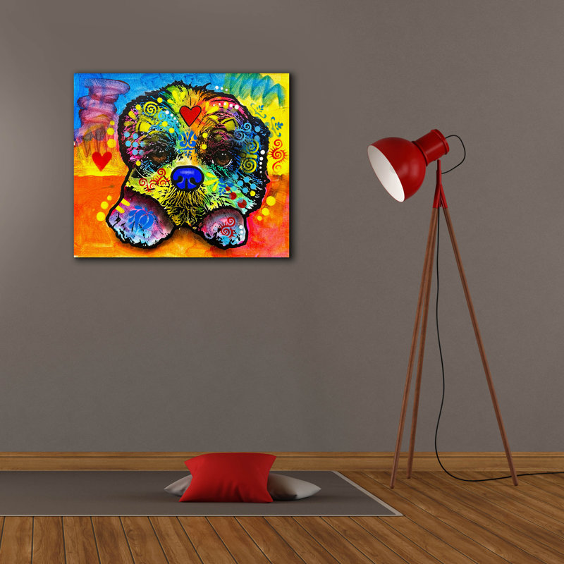 «Lazy» par Dean Russo, art mural sur toile, H 26 po x l 30 po x P 1,5 po