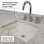 Meuble-lavabo double avec comptoir en marbre de Carrare
