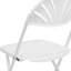 Chaise en plastique à dossier ventilé de 650 lb pour utilisation commerciale et événements-711883449