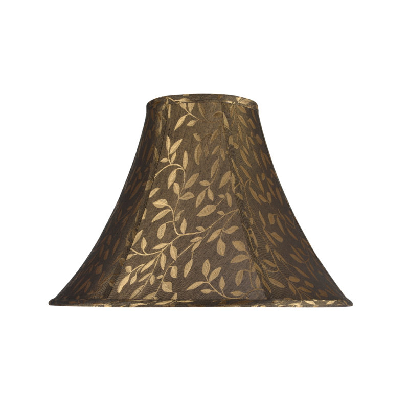 12'' H Jacquard Textured Fabric Bell Lamp Shade