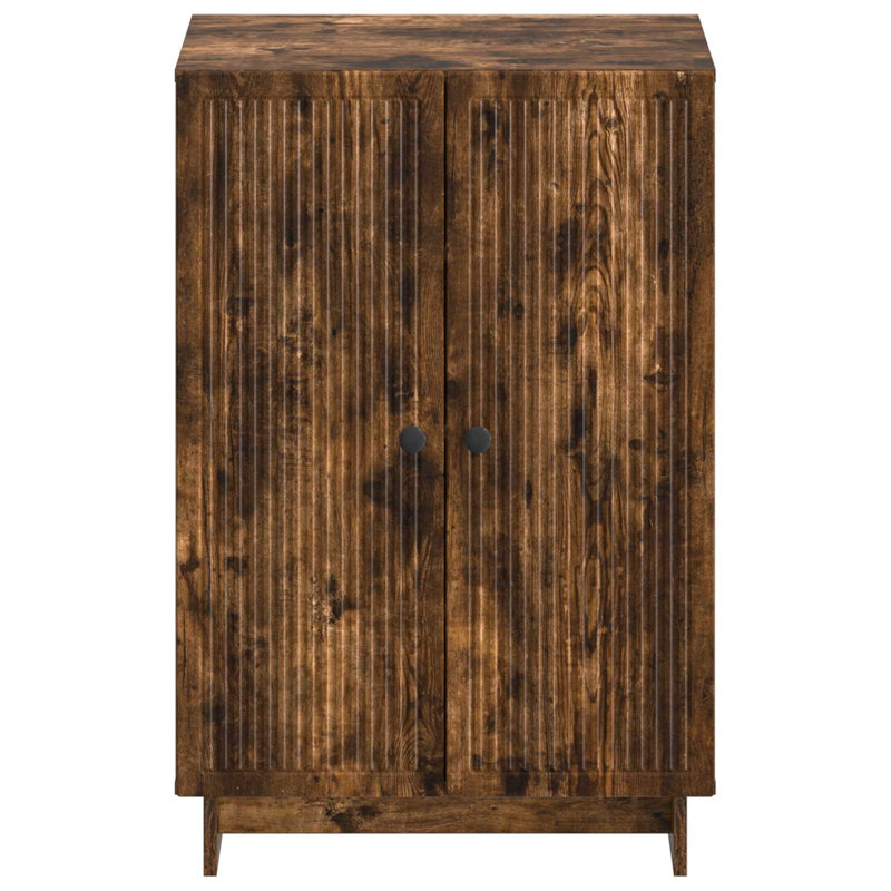Shoe Storage, 90 cm H x 59.5 cm W x 39.5 cm D, Smoked Oak