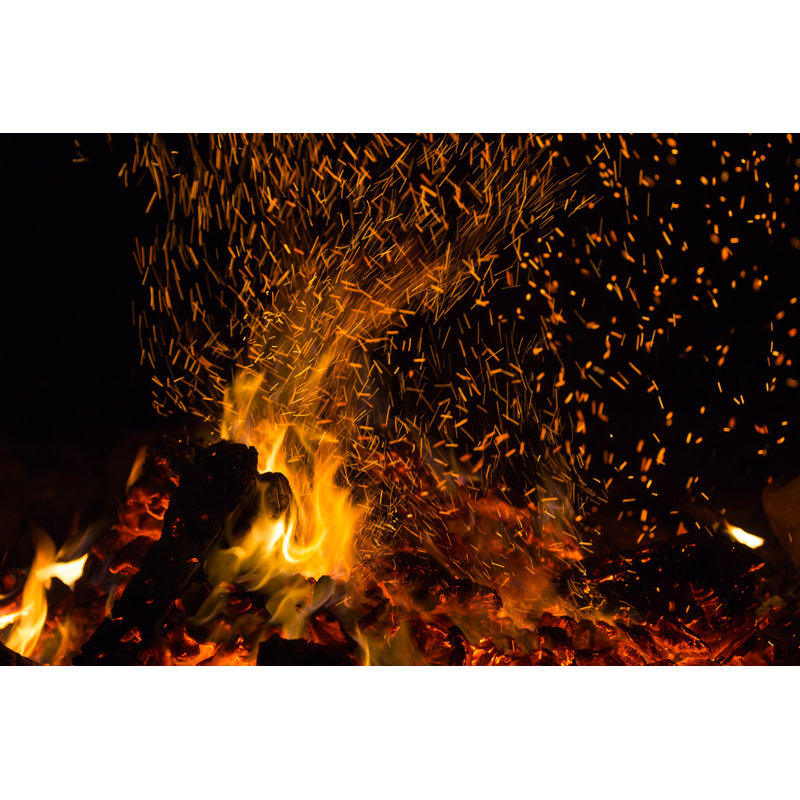 Bonfire - Wrapped Canvas Print, 30cm H x 46cm W x 3.8cm D