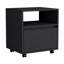 Table de chevet (table de chevet), table de bout, roulettes de table d'appoint, tiroir simple-447981424