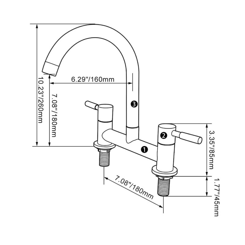 Brayden Studio Kitchen Faucet