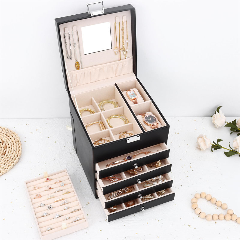 Russella Jewellery Box +, Black
