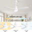 Ventilateur de plafond 48 pouces avec 3 lumières et ventilateur de plafond en bois-1103311890