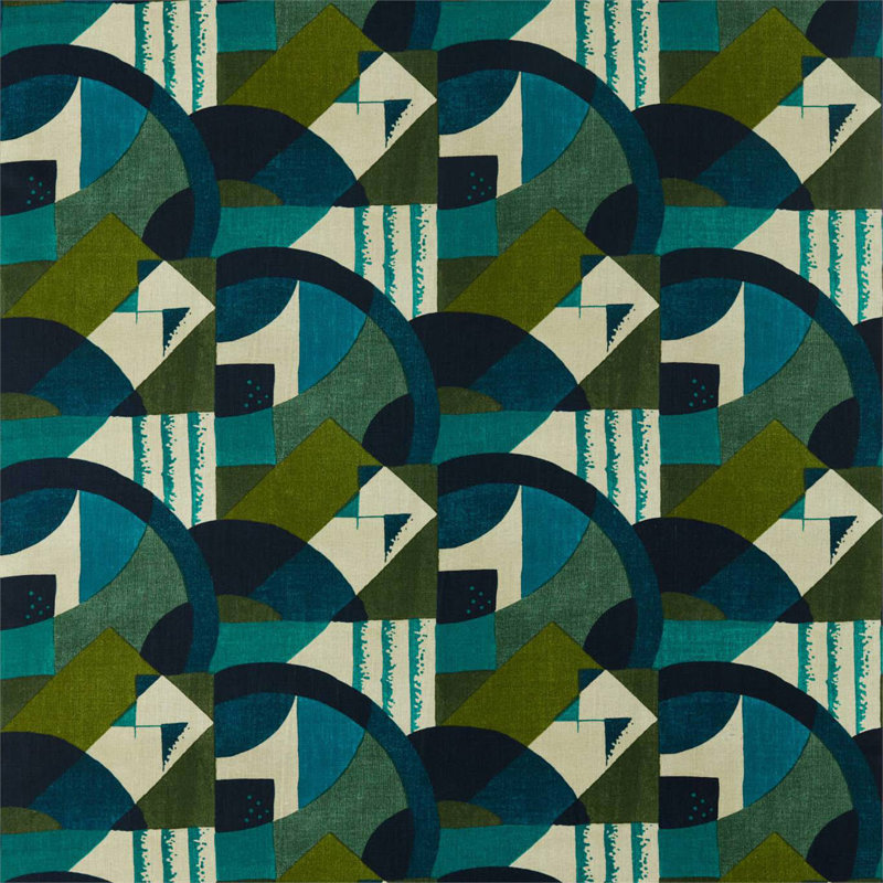 Abstract 1928 Fabric, Serpentine