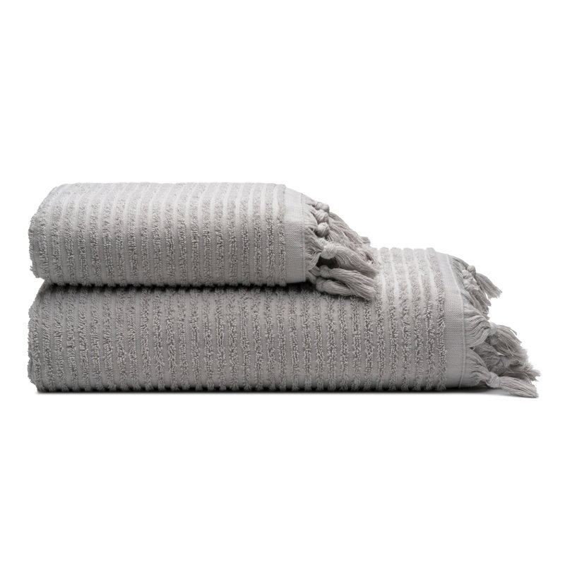 Essuie-mains et serviettes en coton, Gris